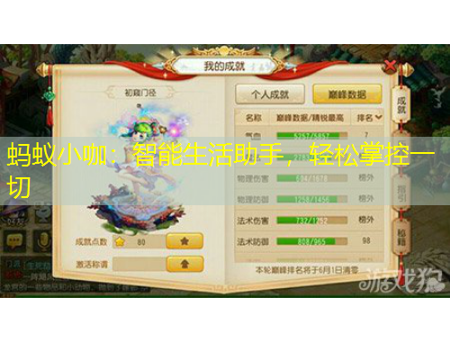 螞蟻小咖：智能生活助手，輕松掌控一切