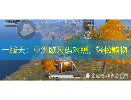 一線天：亞洲歐尺碼對照，輕松購物