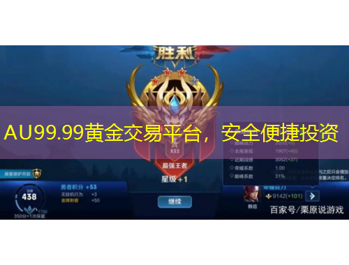AU99.99黃金交易平臺，安全便捷投資