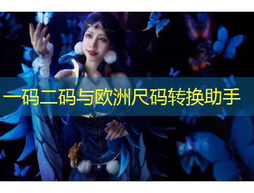 一碼二碼與歐洲尺碼轉(zhuǎn)換助手