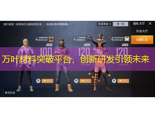 萬(wàn)葉材料突破平臺(tái)，創(chuàng)新研發(fā)引領(lǐng)未來(lái)