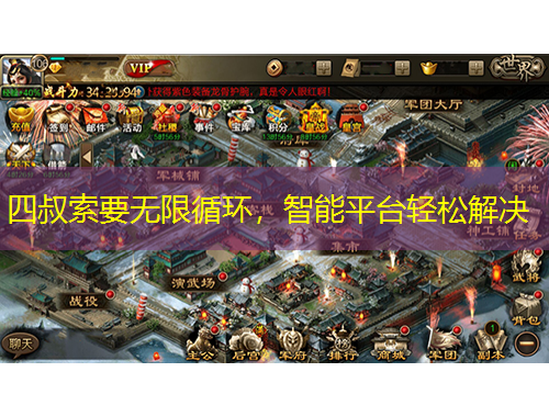 四叔索要無限循環(huán)，智能平臺(tái)輕松解決