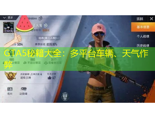 GTA5秘籍大全：多平臺(tái)車輛、天氣作弊