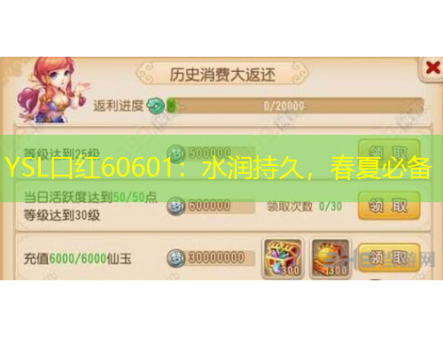 YSL口紅60601：水潤持久，春夏必備