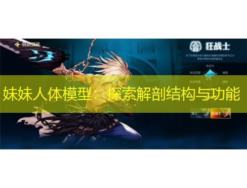 妹妹人體模型：探索解剖結構與功能