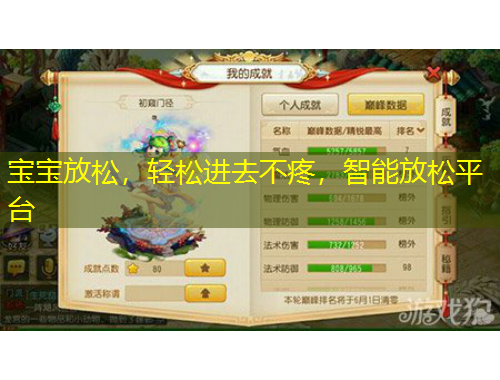 寶寶放松，輕松進(jìn)去不疼，智能放松平臺