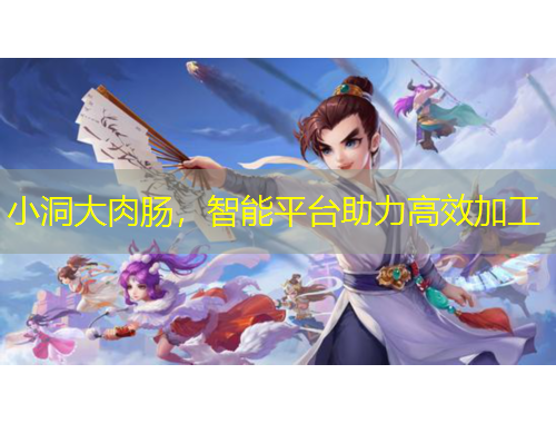 小洞大肉腸，智能平臺(tái)助力高效加工