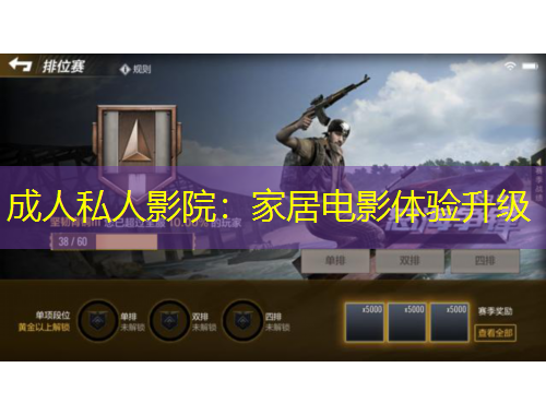 成人私人影院：家居電影體驗升級