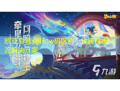 歐亞專線s碼和w碼區(qū)別：快速跨境物流解決方案