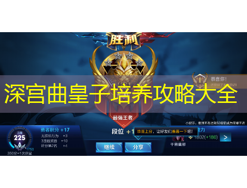 深宮曲皇子培養(yǎng)攻略大全