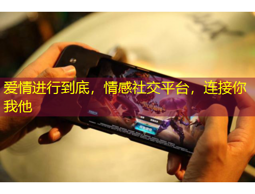 愛(ài)情進(jìn)行到底，情感社交平臺(tái)，連接你我他