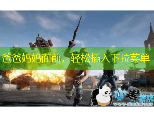 爸爸媽媽面前，輕松插入下拉菜單