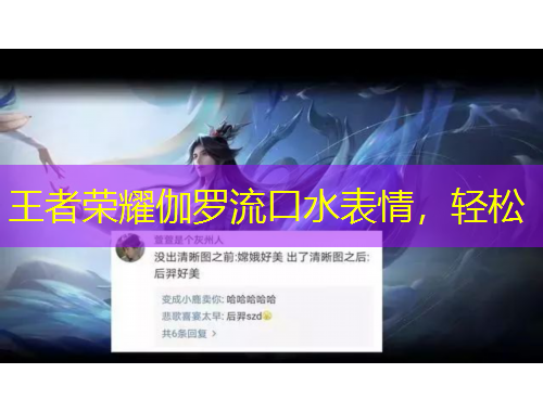 王者榮耀伽羅流口水表情，輕松
