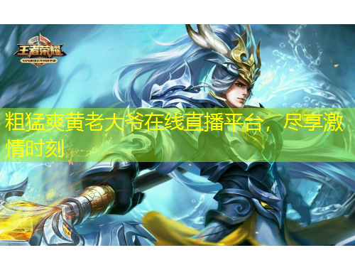 粗猛爽黃老大爺在線直播平臺，盡享激情時刻