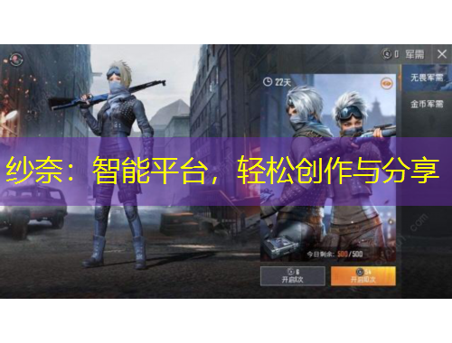 紗奈：智能平臺(tái)，輕松創(chuàng)作與分享