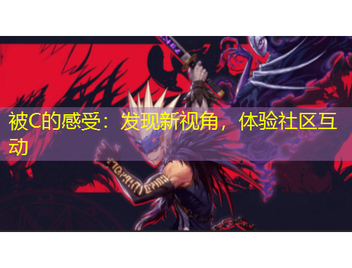 被C的感受：發(fā)現(xiàn)新視角，體驗社區(qū)互動