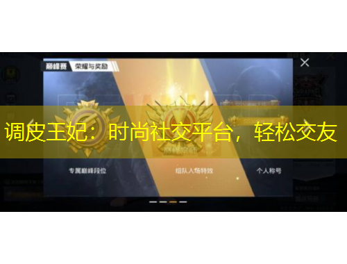 調(diào)皮王妃：時尚社交平臺，輕松交友