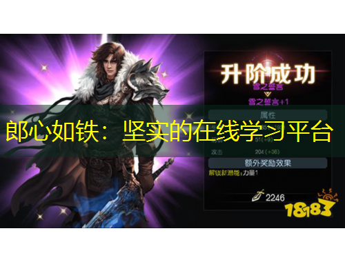 郎心如鐵：堅實的在線學習平臺