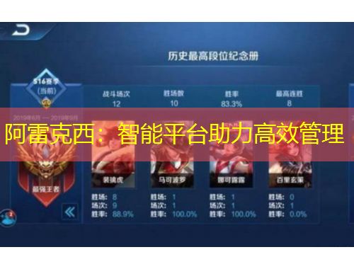 阿雷克西：智能平臺(tái)助力高效管理