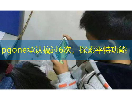 pgone承認(rèn)搞過(guò)6次，探索平特功能