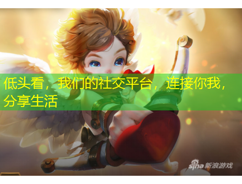 低頭看，我們的社交平臺(tái)，連接你我，分享生活