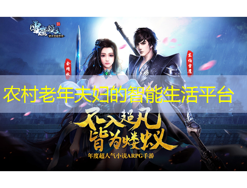 農(nóng)村老年夫婦的智能生活平臺