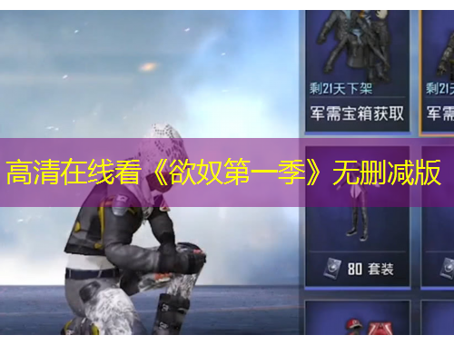 高清在線看《欲奴第一季》無刪減版