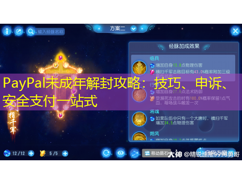 PayPal未成年解封攻略：技巧、申訴、安全支付一站式