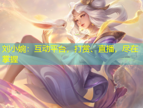 劉小婉：互動平臺，打賞、直播，盡在掌握