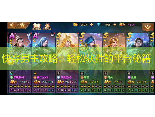 快穿男主攻略：輕松獲勝的平臺秘籍