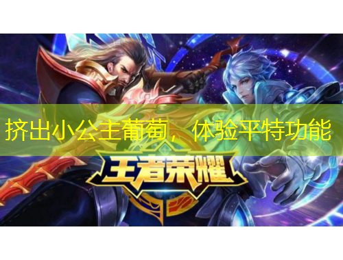 擠出小公主葡萄，體驗(yàn)平特功能