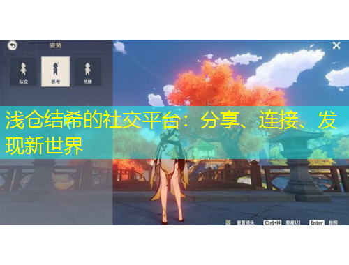 淺倉結(jié)希的社交平臺：分享、連接、發(fā)現(xiàn)新世界